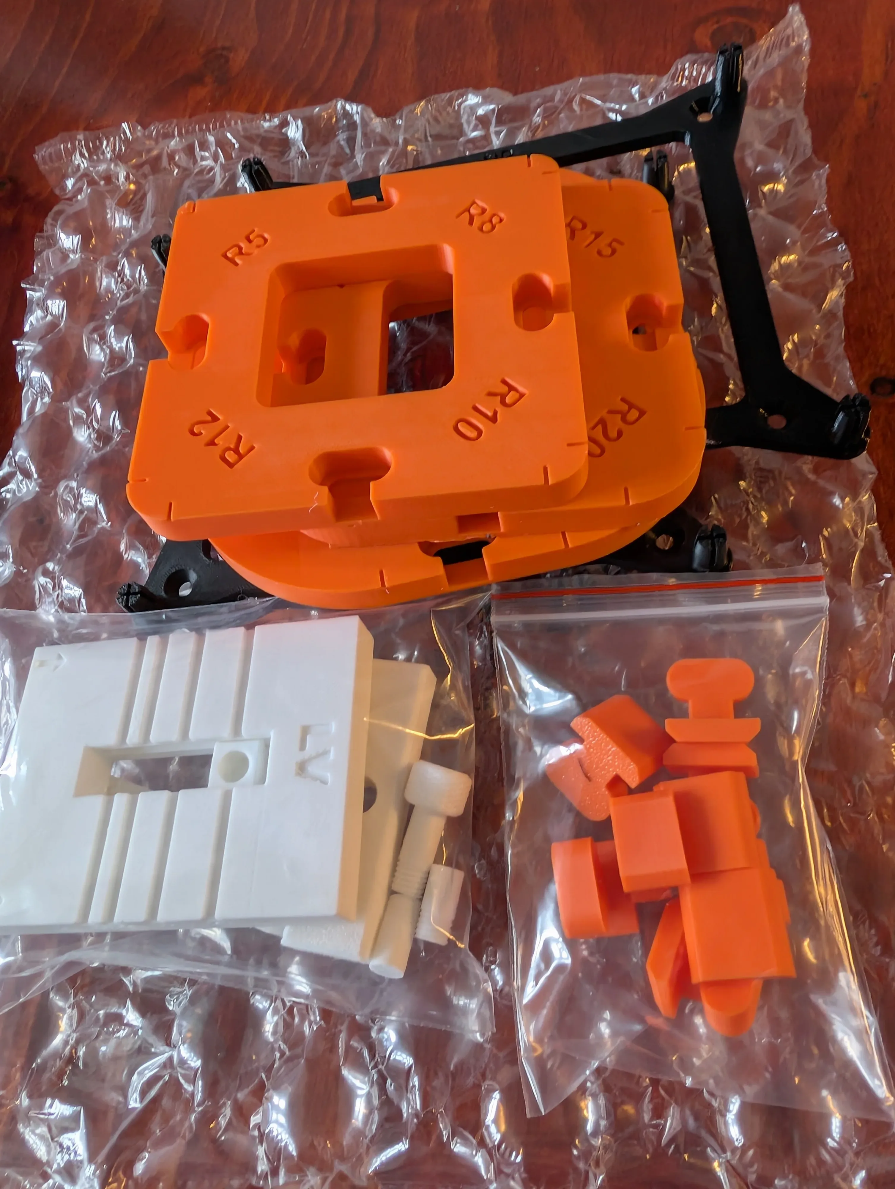 Production photo of the finished part